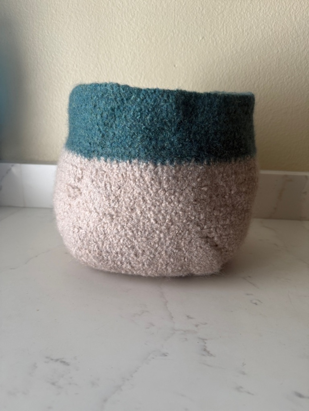 Vintage Wool Basket
